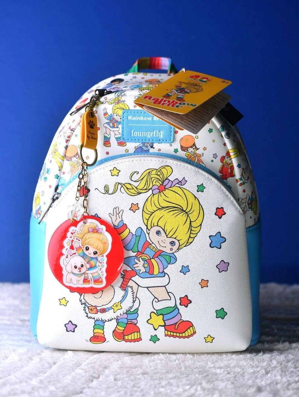 Loungefly Rainbow Brite & Twink Stars Mini Backpack - NWT